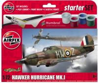 A55111A Airfix Hawker Hurricane MkI Starter Set